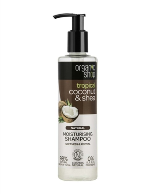 Organic Shop Moisturising Shampoo Coconut & Shea 280 ml