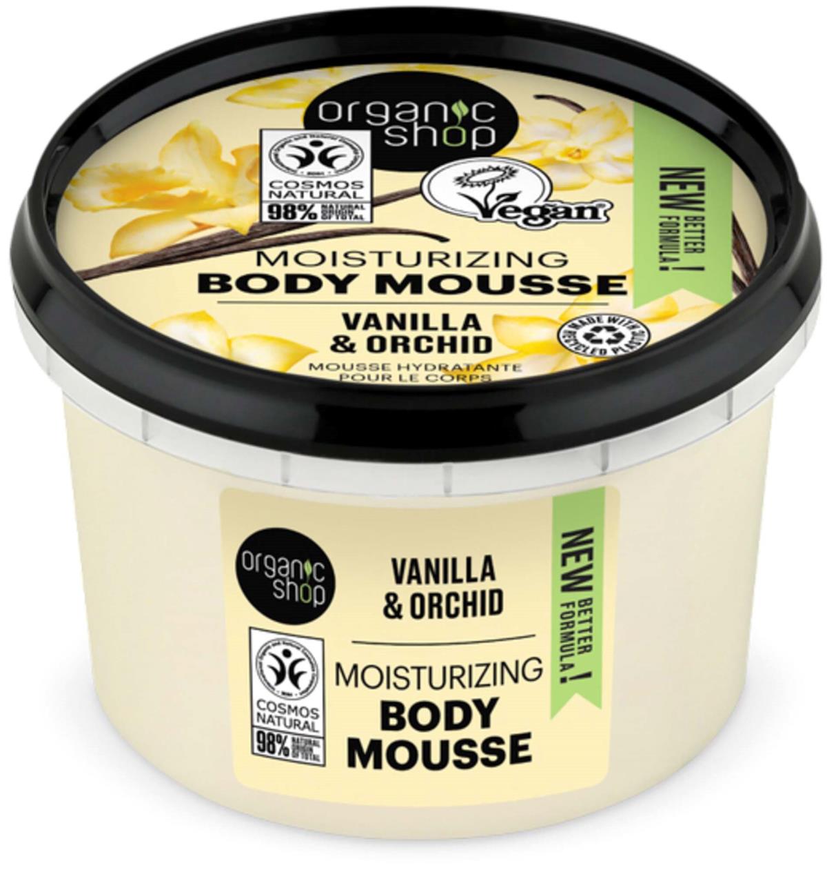 Organic Shop Body Mousse Vanilla & Orchid 250 ml