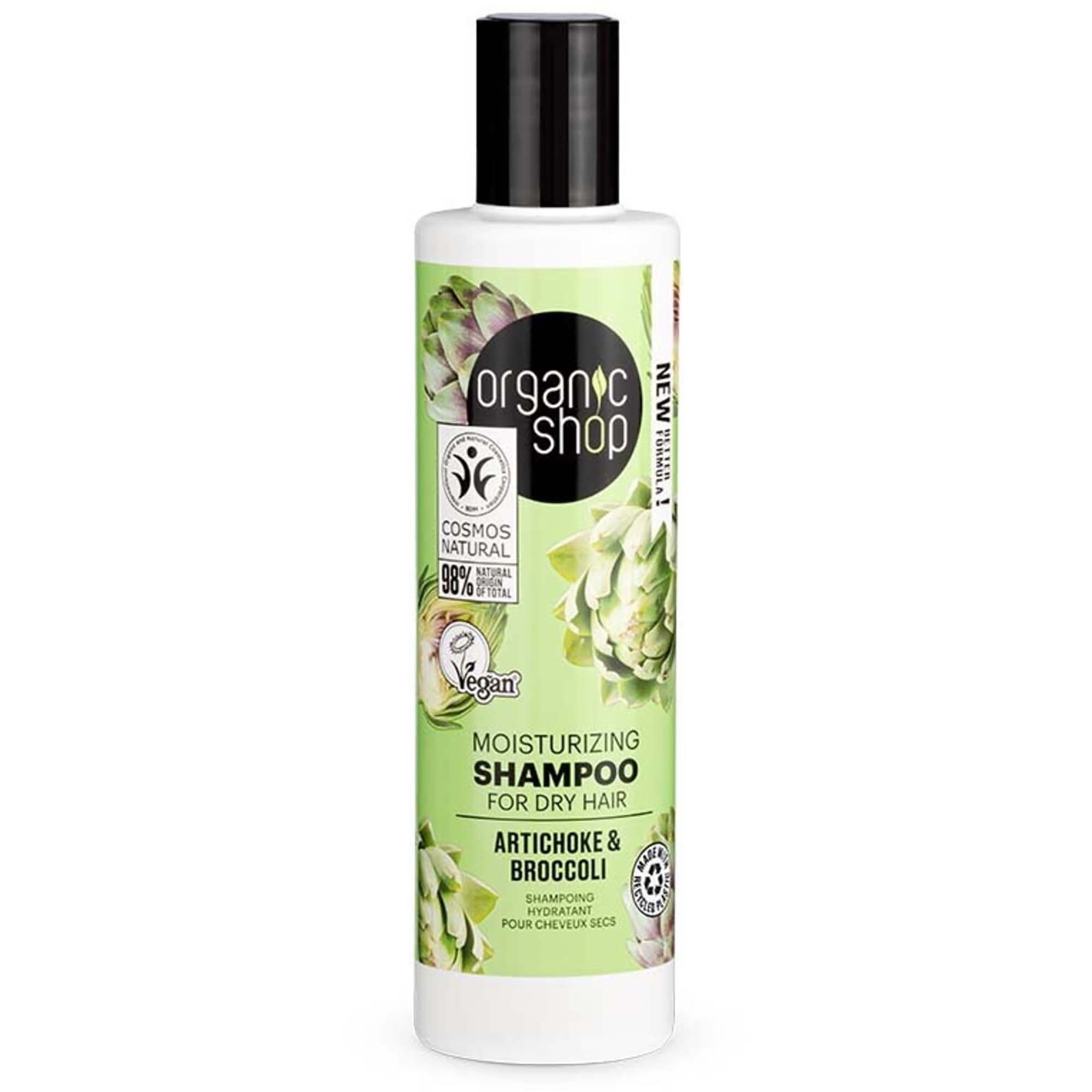 Organic Shop Moisturizing Shampoo Artichoke & Broccoli 280 ml