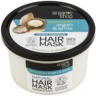 Läs mer om Organic Shop Nourishing Hair Mask Argan & Amla 250 ml