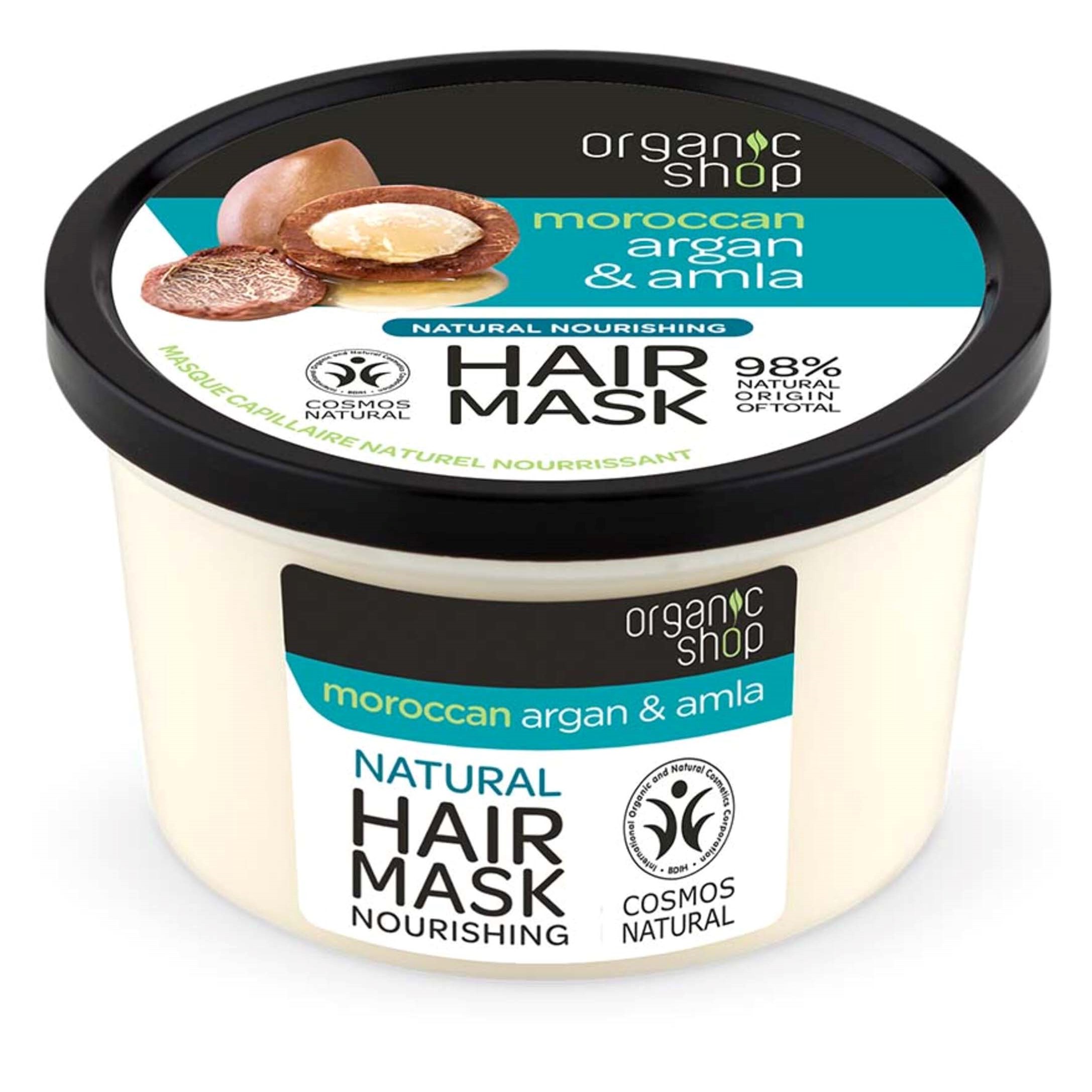 Organic Shop Nourishing Hair Mask Argan & Amla 250 ml billede