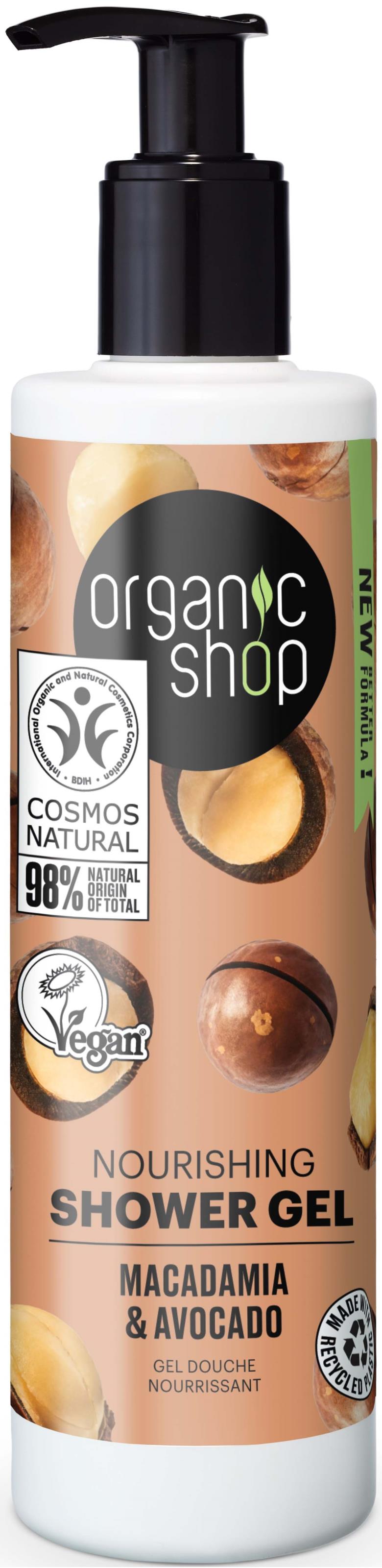 Organic Shop Shower Gel Macadamia & Avocado 280 ml