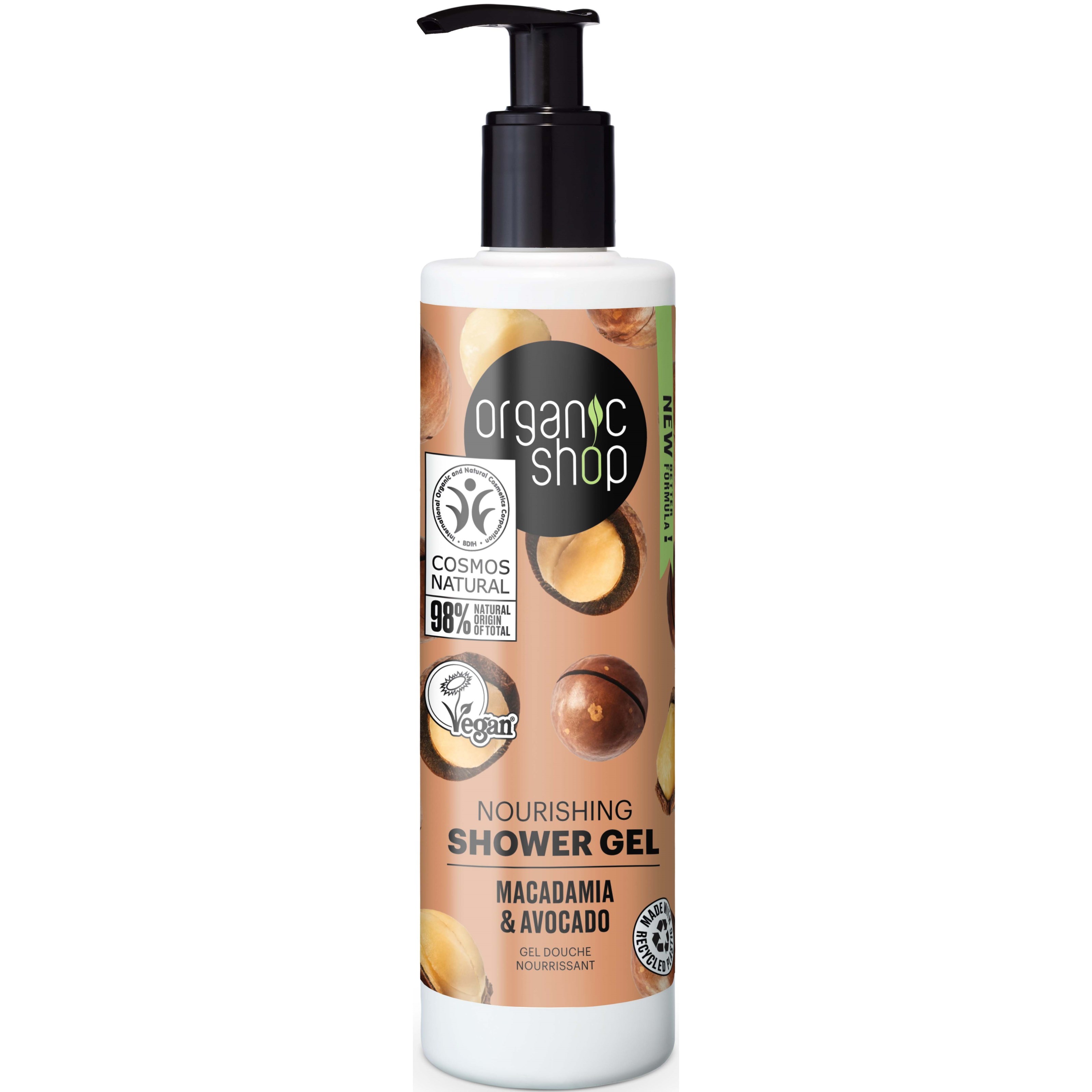 Läs mer om Organic Shop Shower Gel Macadamia & Avocado 280 ml