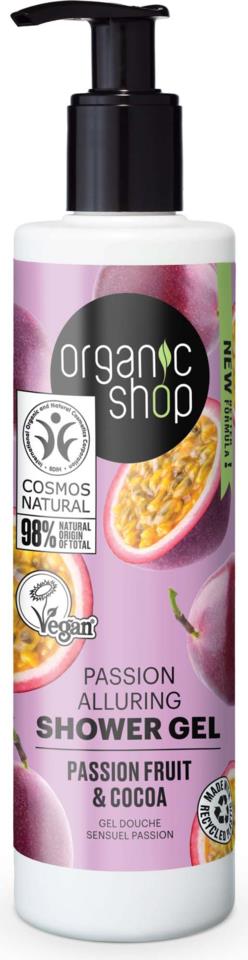 Organic Shop Passion Alluring Shower Gel Passion Fruit & Cocoa 280 ml