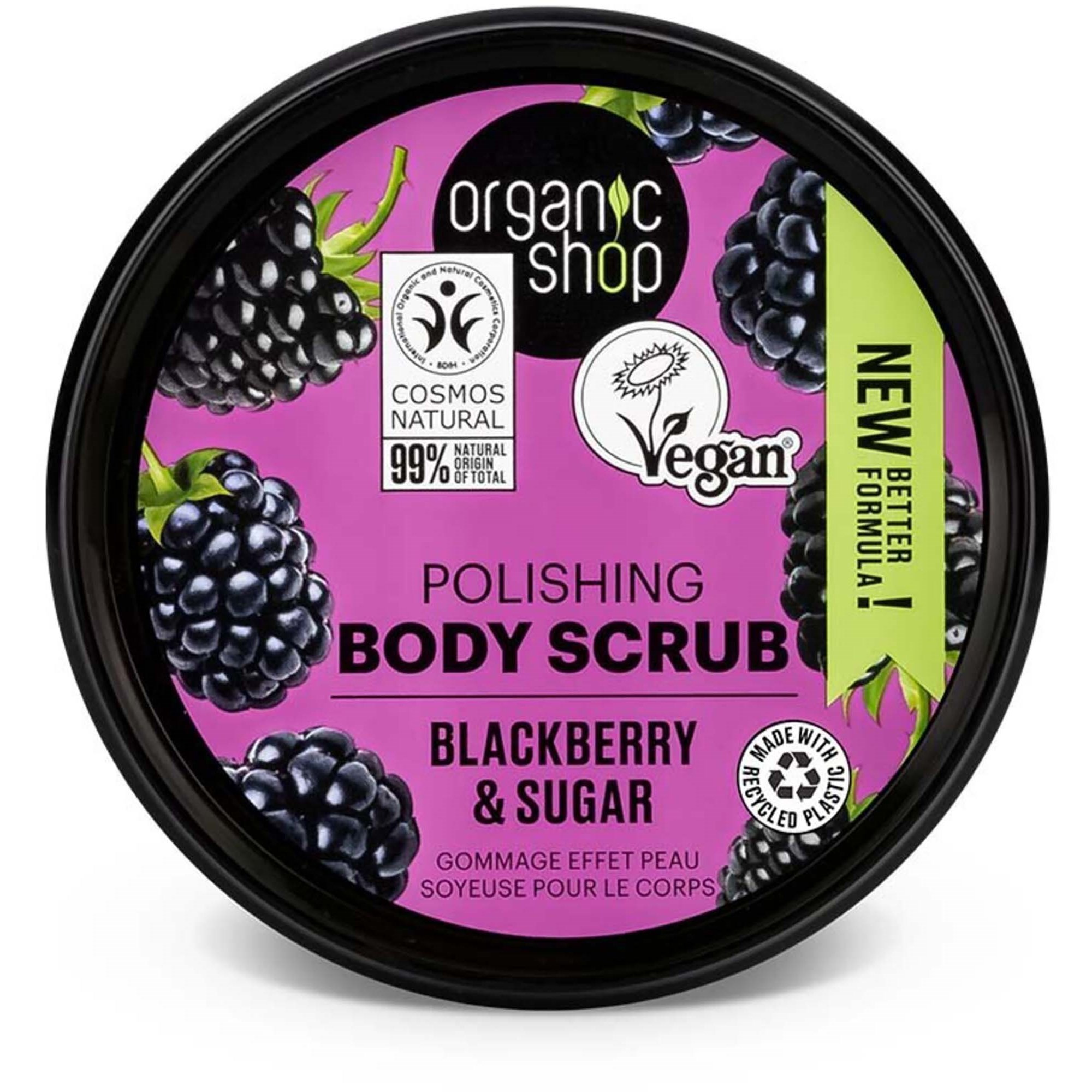 Organic Shop Body Scrub Blackberry & Sugar 250 ml