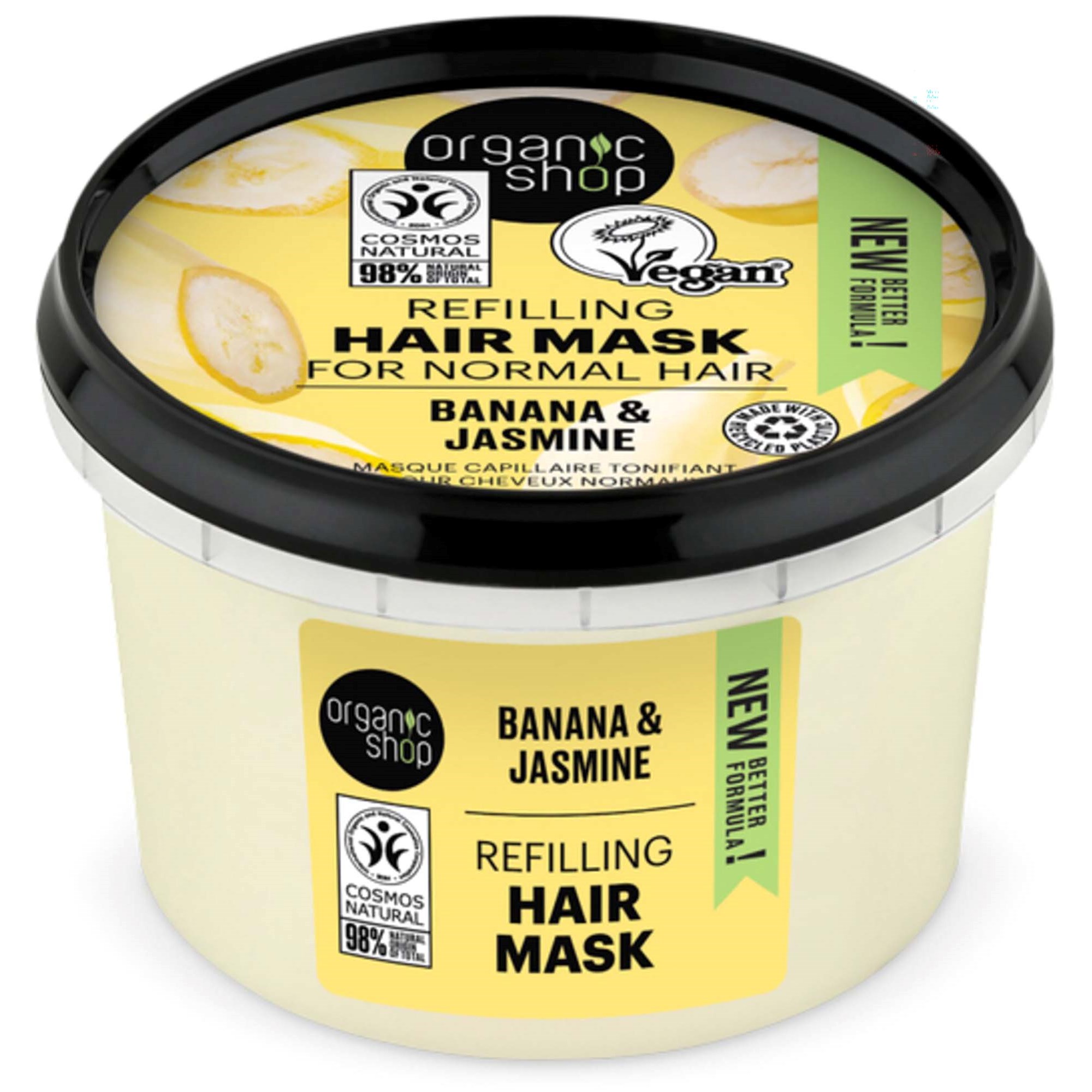 Organic Shop Hair Mask Banana & Jasmine 250 ml