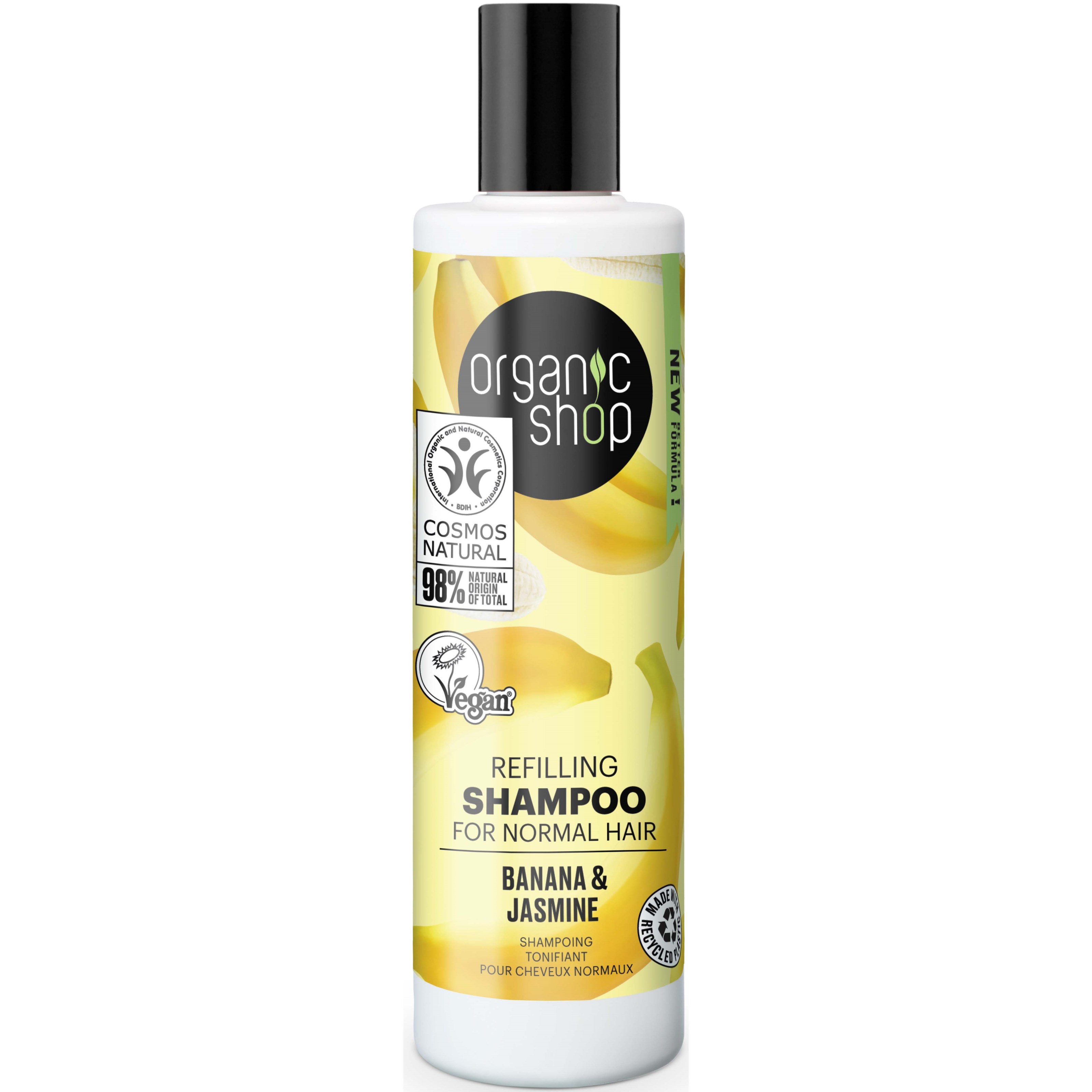 Läs mer om Organic Shop Refilling Shampoo Banana & Jasmine 280 ml