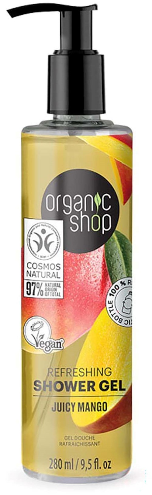Organic Shop Refreshing Shower Gel Juicy Mango 280 ml