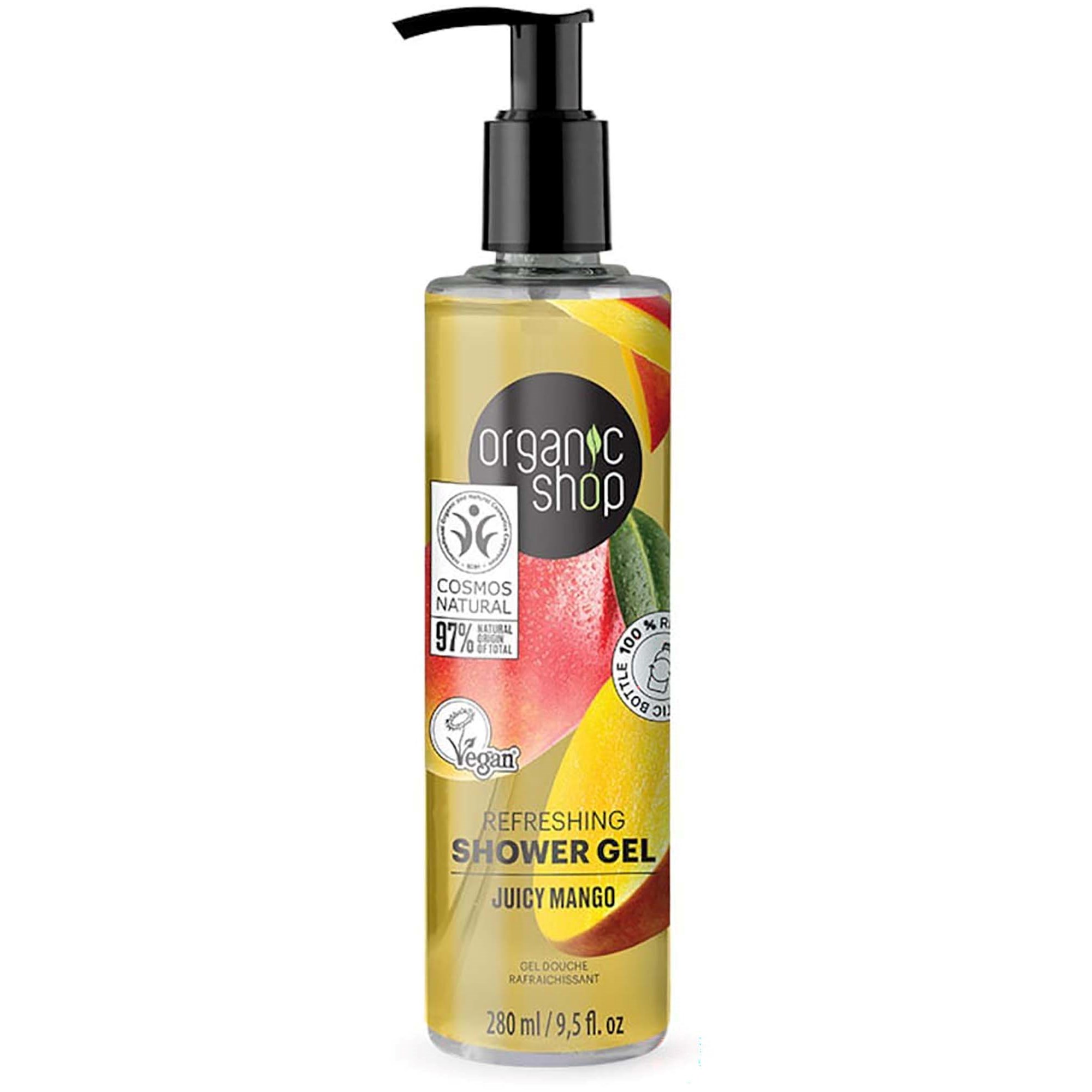 Organic Shop Refreshing Shower Gel Juicy Mango 280 ml billede
