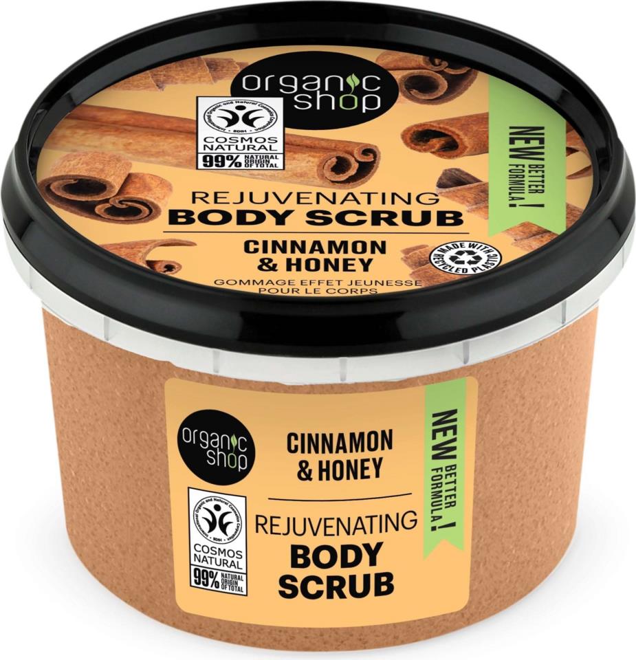 Organic Shop Rejuvenating Body Scrub Cinnamon & Honey 250 ml