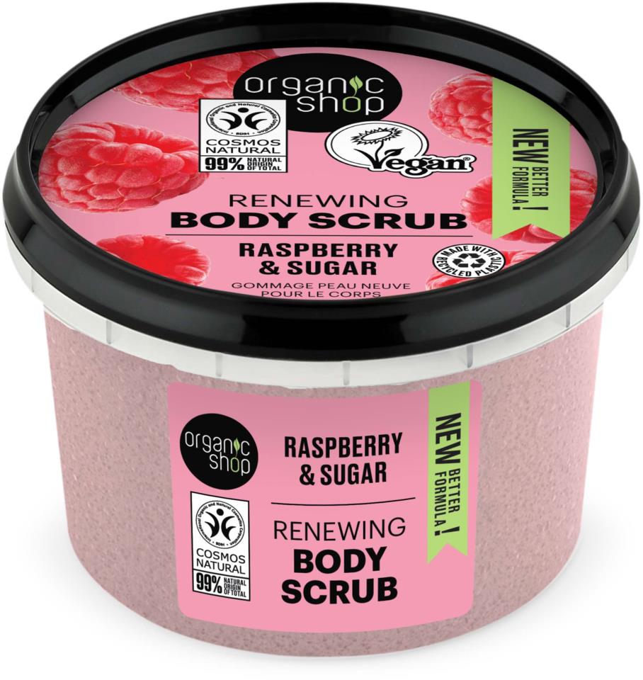 Organic Shop Renewing Body Scrub Raspberry & Sugar 250 ml