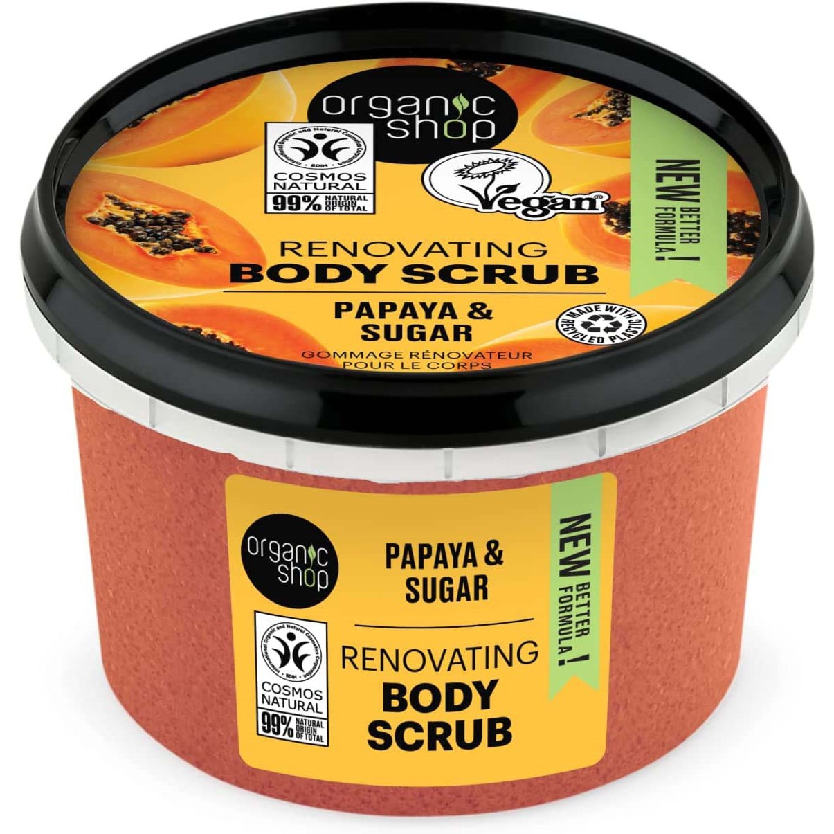 Läs mer om Organic Shop Body Scrub Papaya & Sugar 250 ml