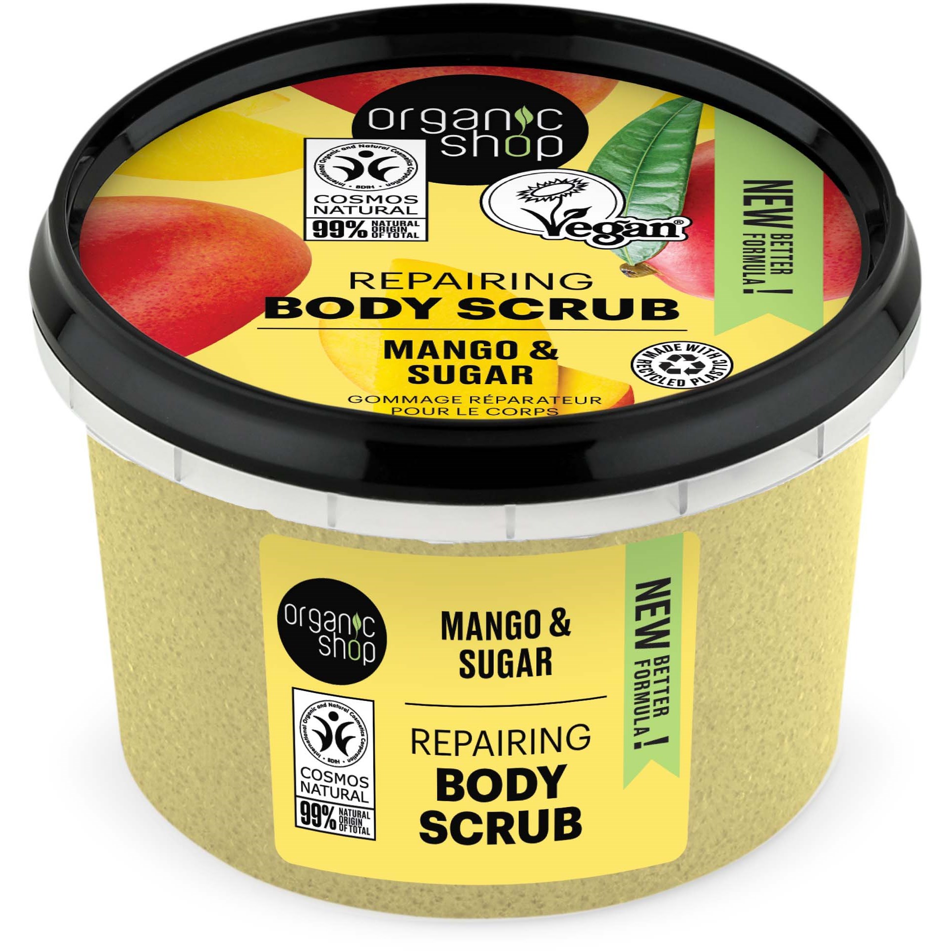 Läs mer om Organic Shop Body Scrub Mango & Sugar 250 ml
