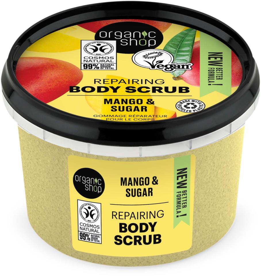 Organic Shop Repairing Body Scrub Mango & Sugar 250 ml