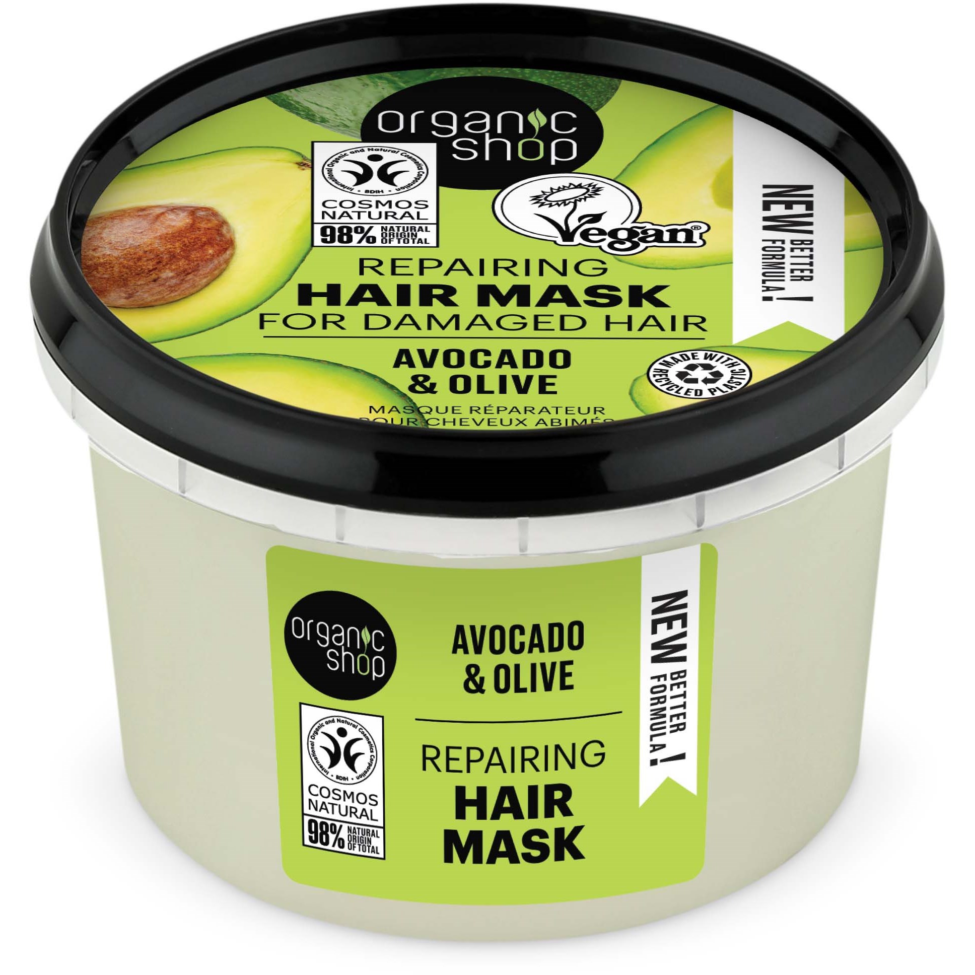 Läs mer om Organic Shop Hair Mask Avocado & Olive 250 ml