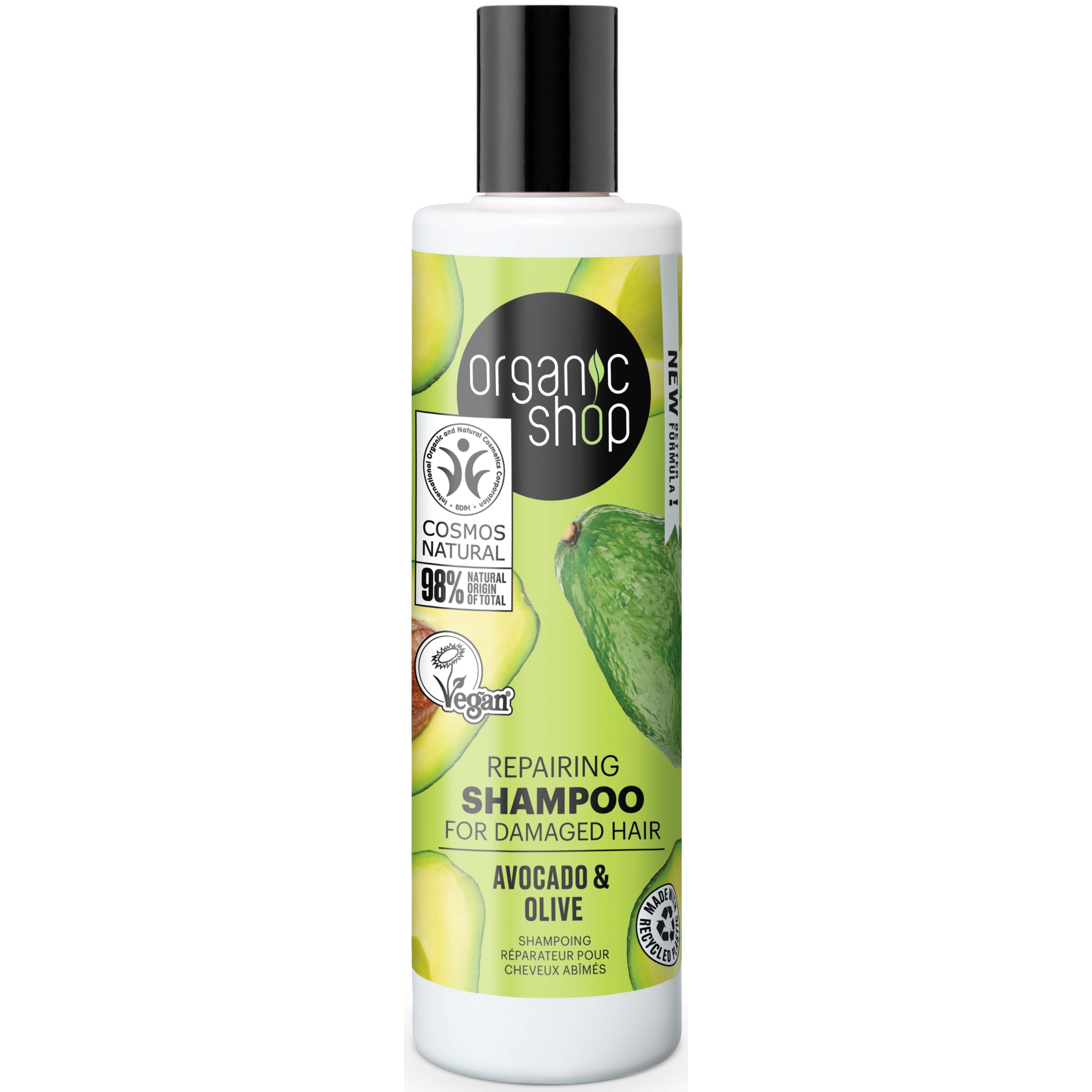 Läs mer om Organic Shop Repairing Shampoo Avocado & Olive 280 ml