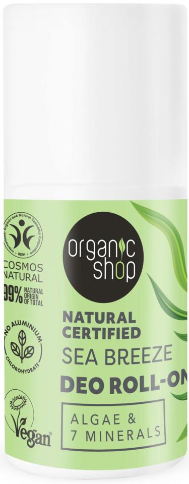 Organic Shop Sea Breeze Deo Roll-On Algae & 7 Minerals 50 ml