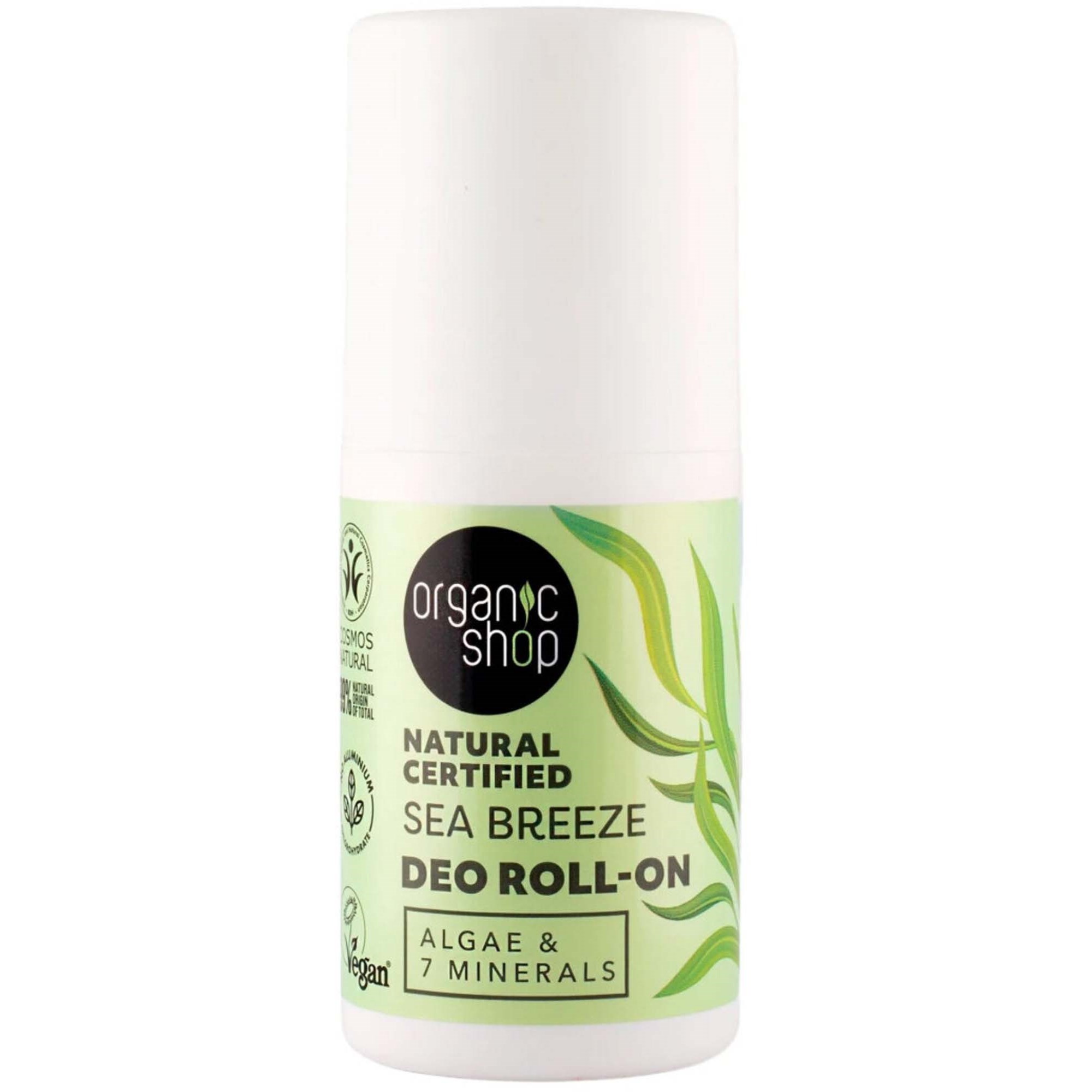 Organic Shop Sea Breeze Deo Roll-On Algae & 7 Minerals 50 ml billede