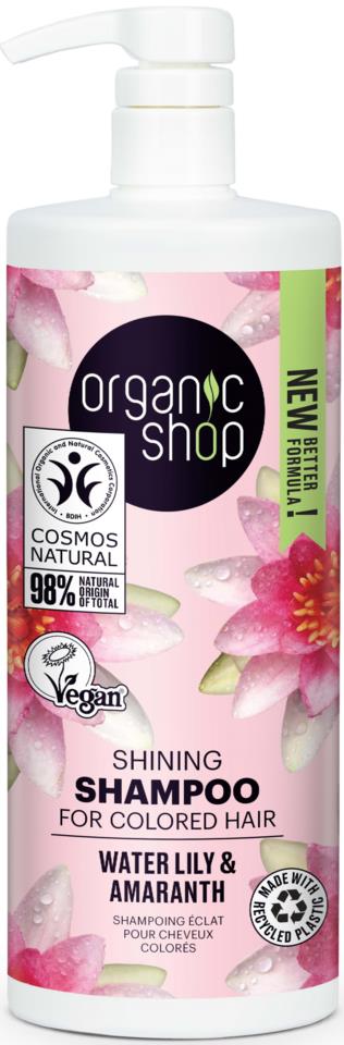 Organic Shop Shining Shampoo Water Lily & Amaranth 1000 ml