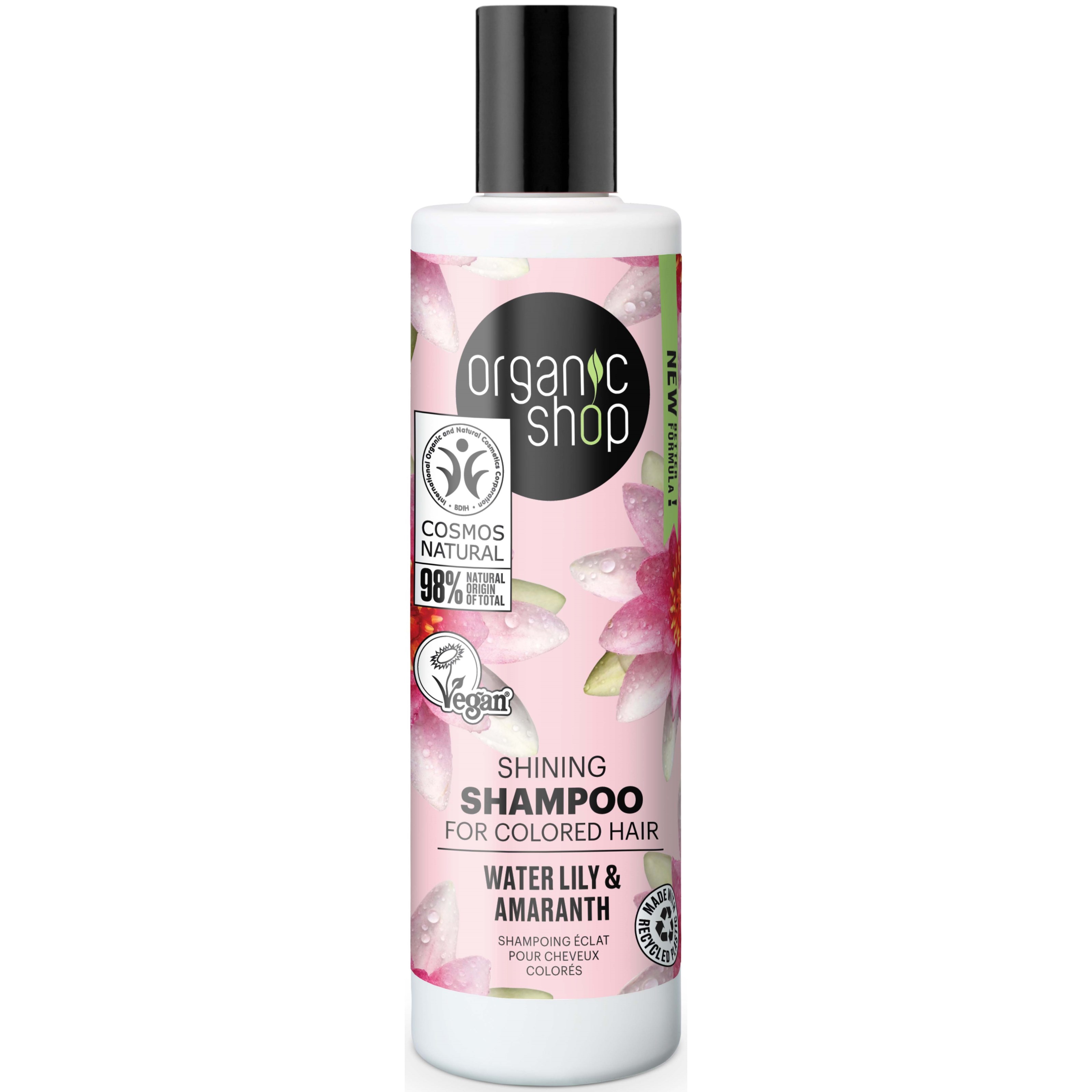 Läs mer om Organic Shop Shampoo Water Lily & Amaranth 280 ml