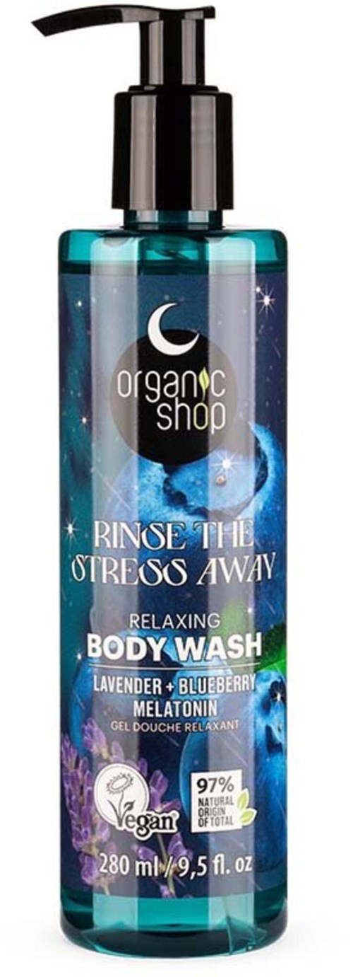 Organic Shop Sleeping Relaxing Body Wash Rinse The Stress Away 280 ml