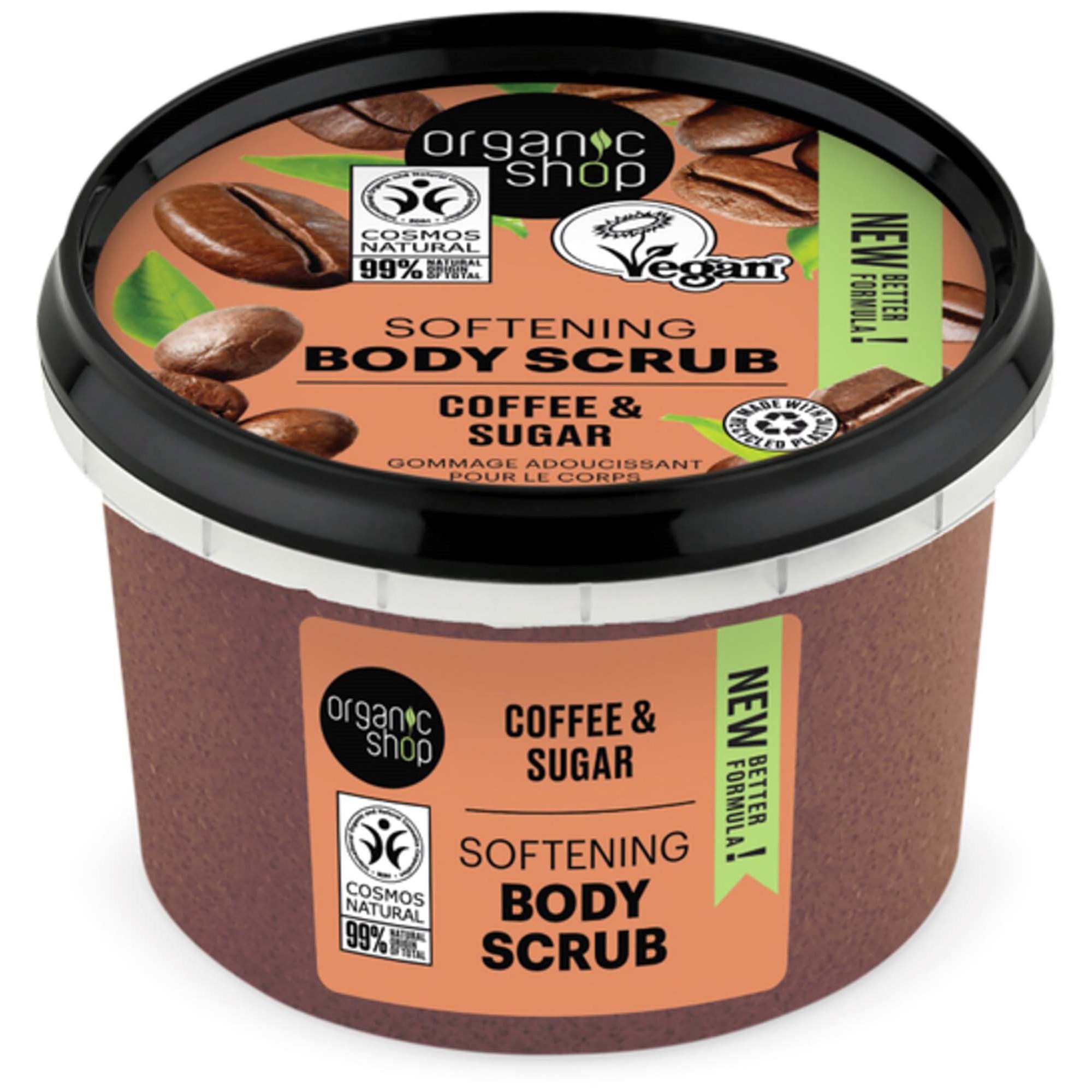 Organic Shop Body Scrub Coffee & Sugar 250 ml billede