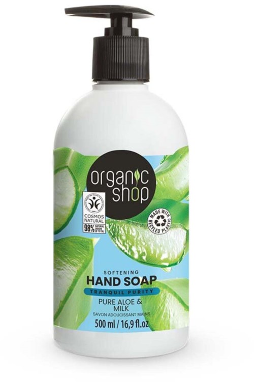 Organic Shop Hand Soap Aloe & Milk 500 ml