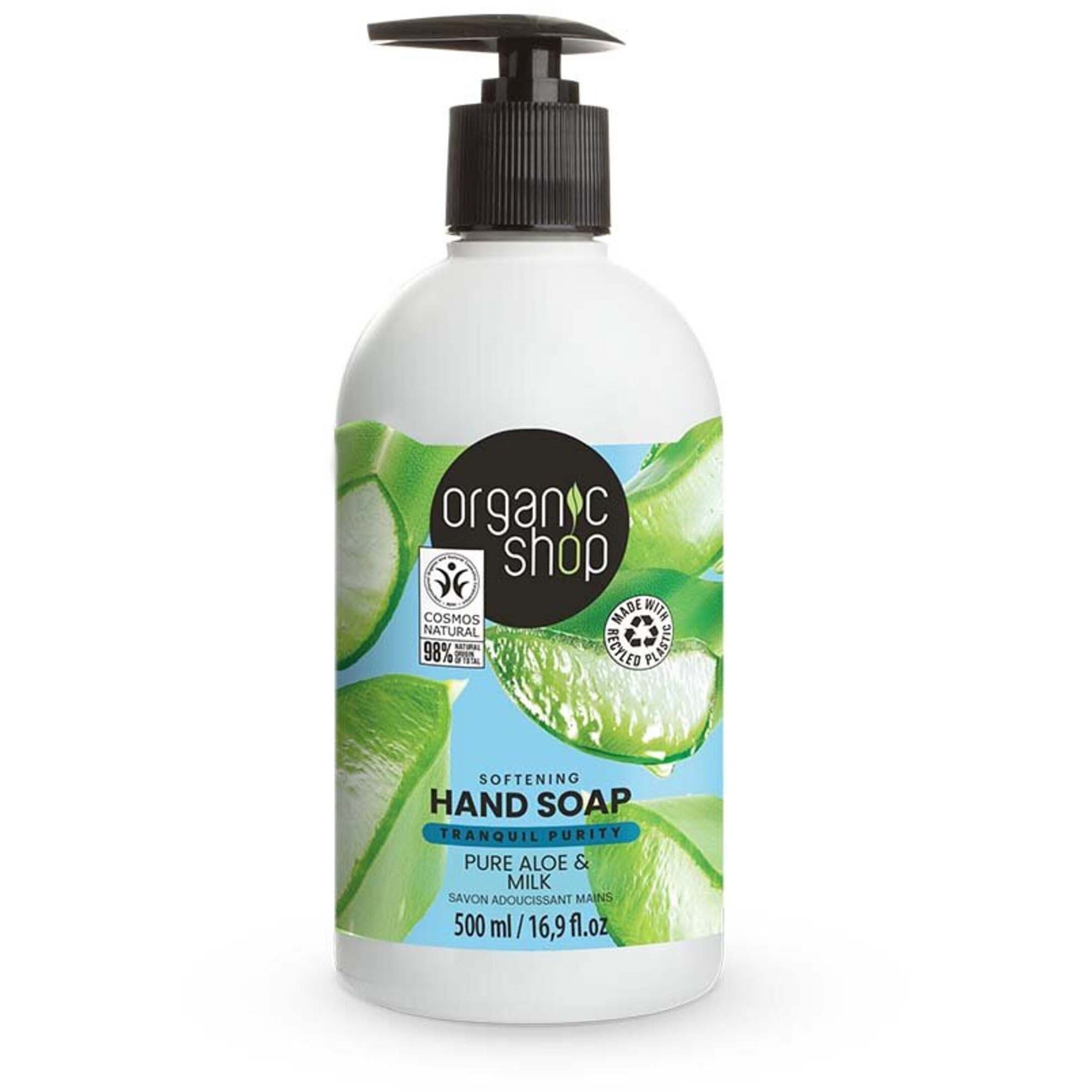 Organic Shop Hand Soap Aloe & Milk 500 ml