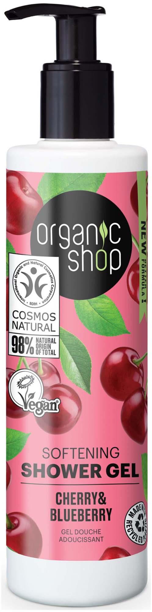 Organic Shop Shower Gel Cherry & Blueberry 280 ml