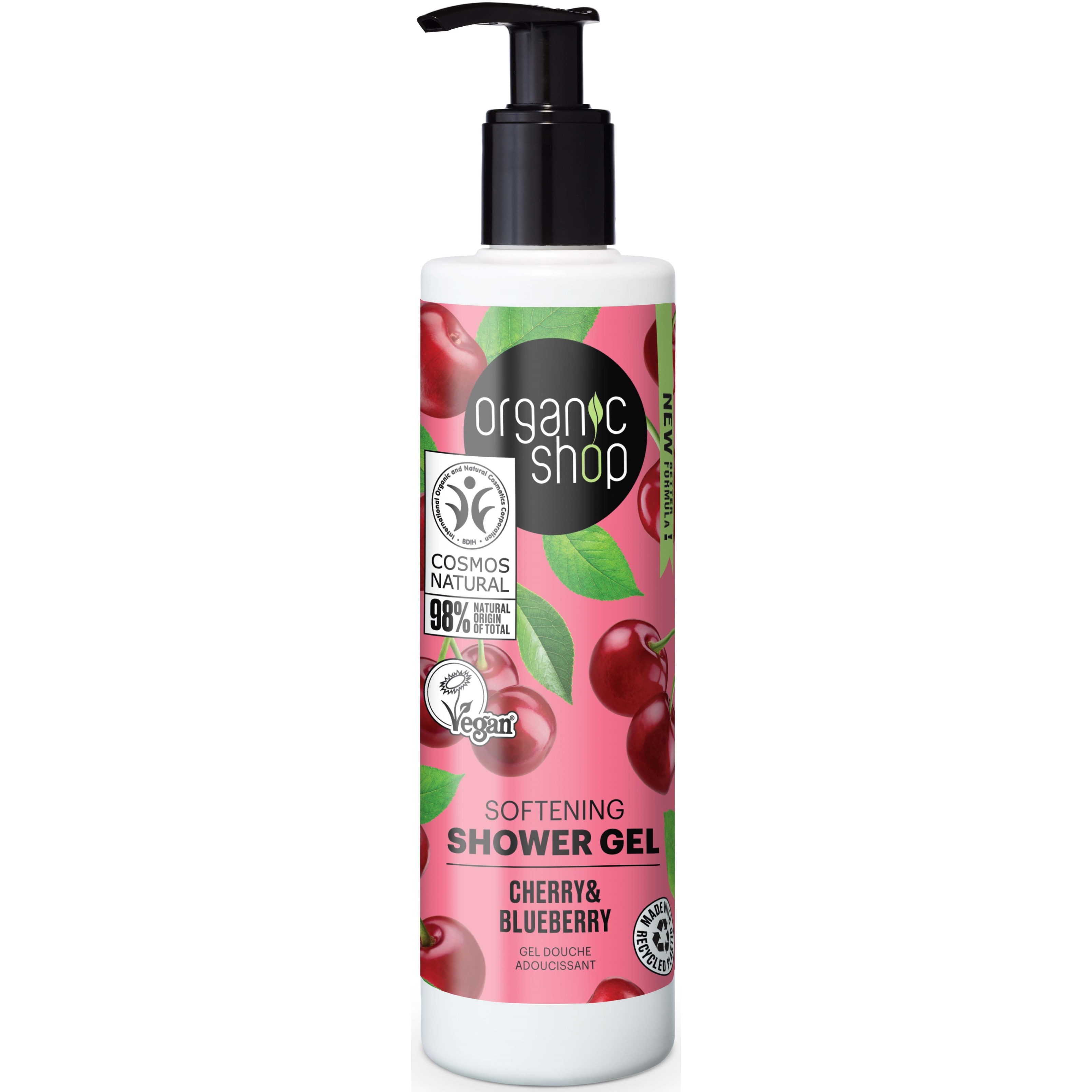 Läs mer om Organic Shop Shower Gel Cherry & Blueberry 280 ml