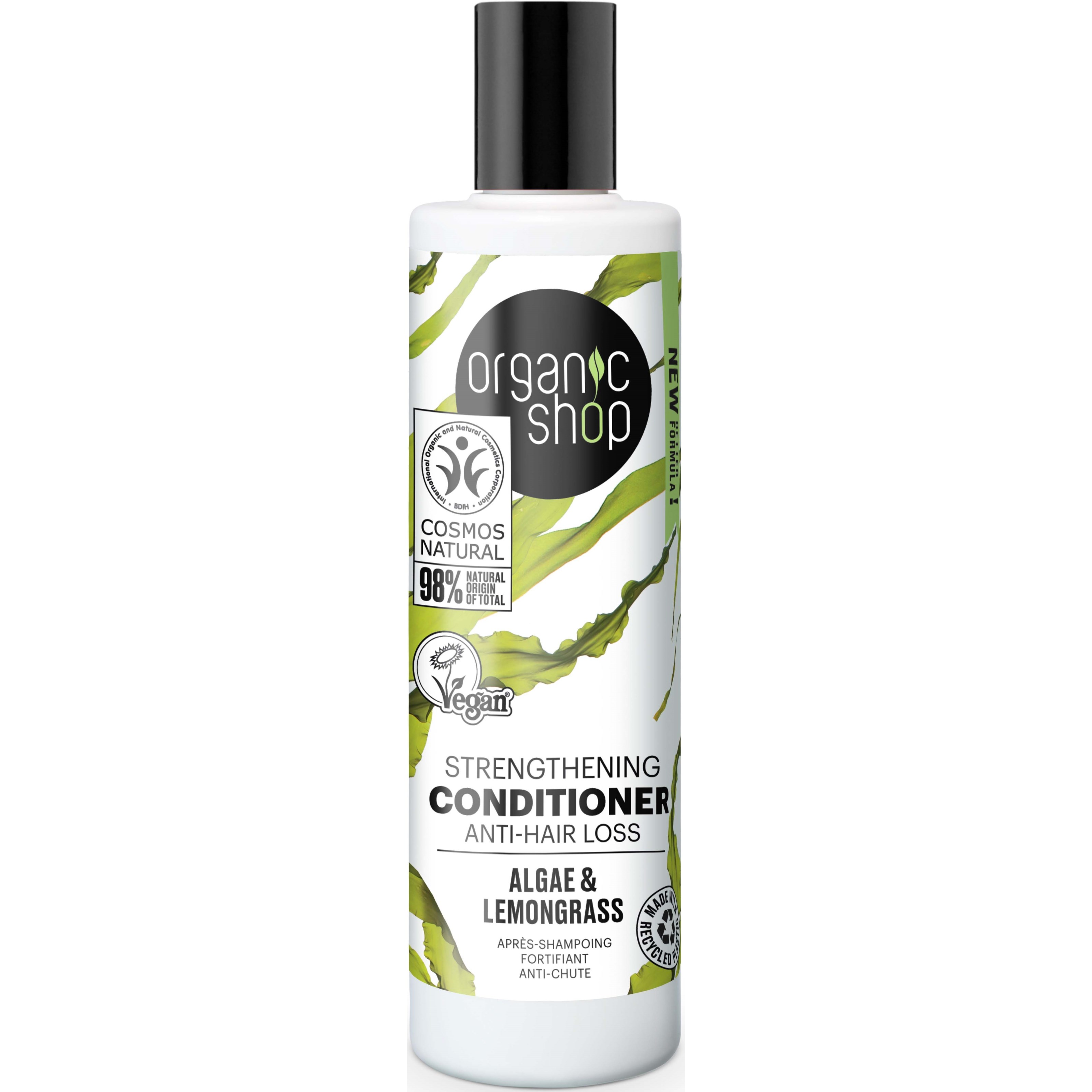 Läs mer om Organic Shop Strengthening Conditioner Algae & Lemongrass 280 ml