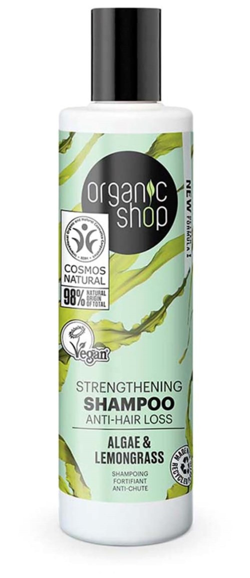 Organic Shop Strengthening Shampoo Algae & Lemongrass 280 ml