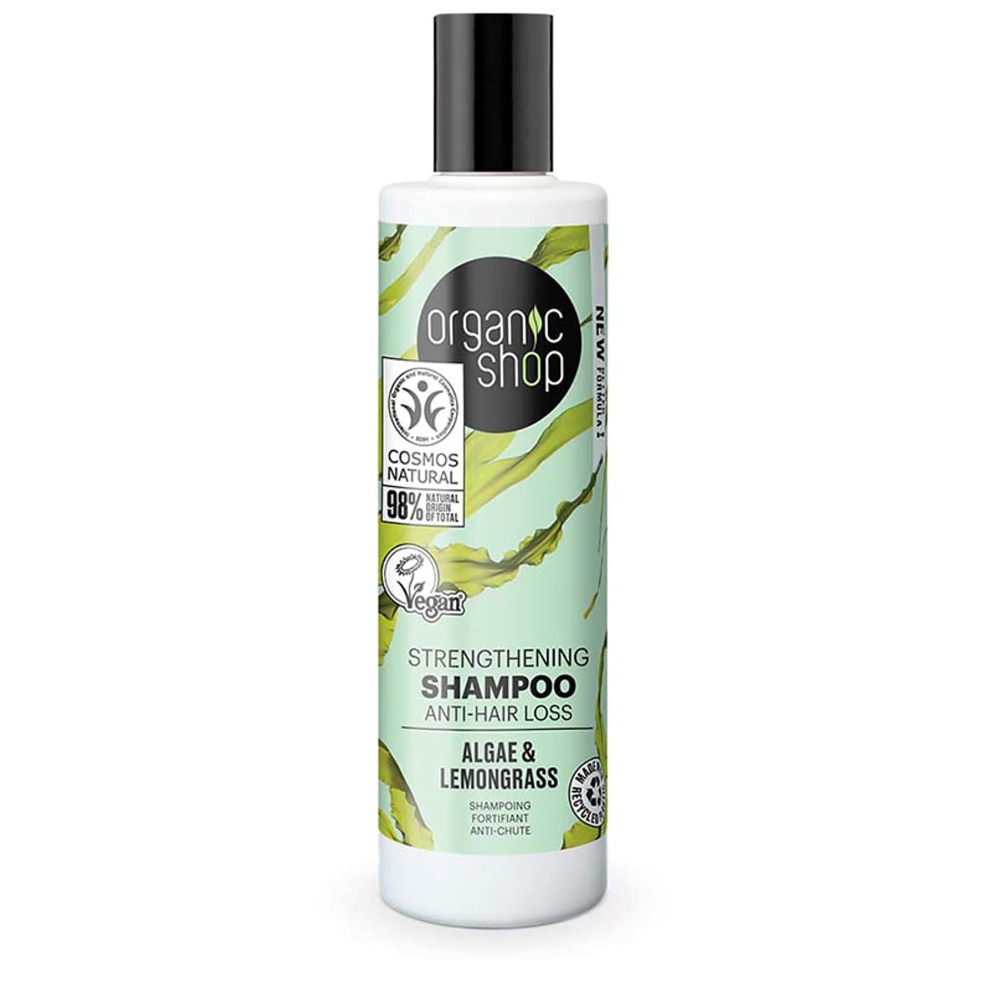 Organic Shop Strengthening Shampoo Algae & Lemongrass 280 ml