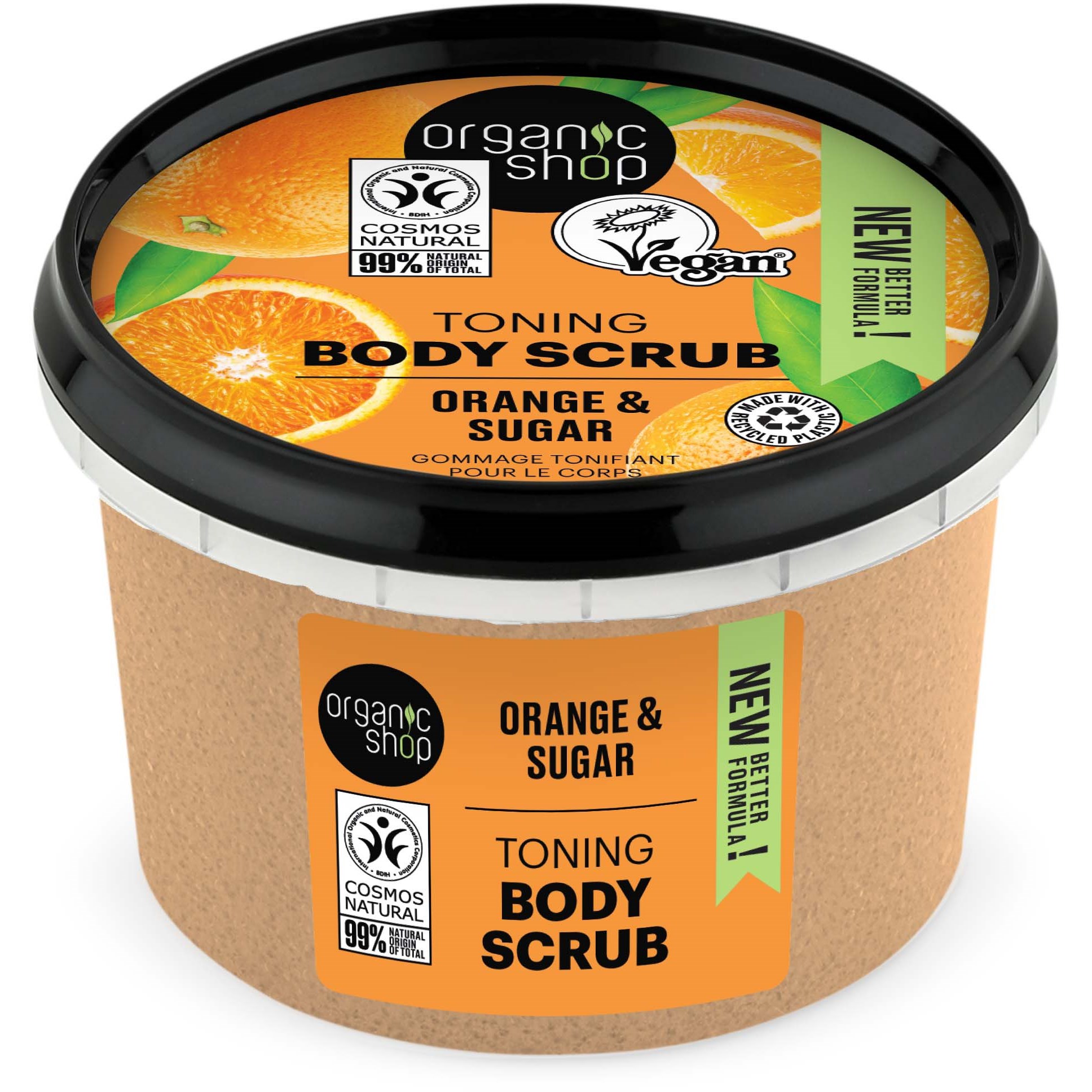 Läs mer om Organic Shop Body Scrub Orange & Sugar 250 ml