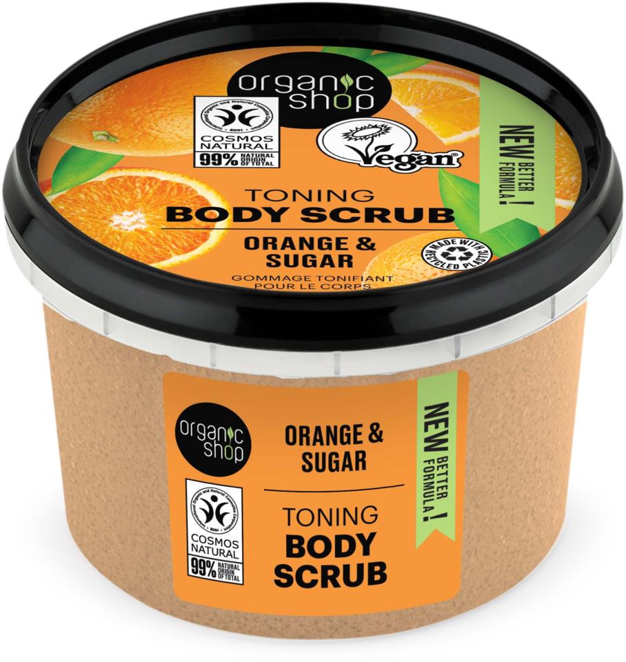 Organic Shop Toning Body Scrub Orange & Sugar 250 ml