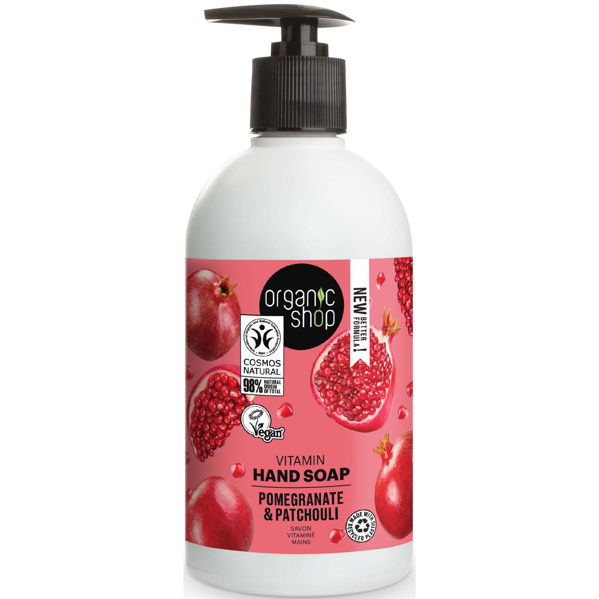 Läs mer om Organic Shop Hand Soap Pomegranate and Patchouli 500 ml