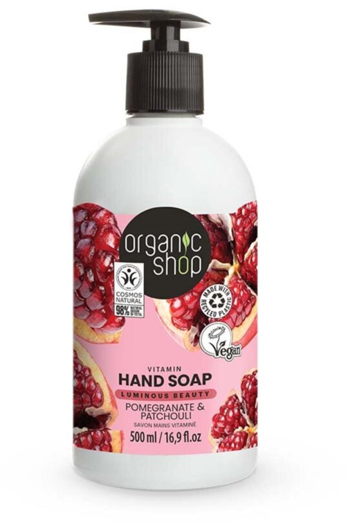 Organic Shop Hand Soap Pomegranate and Patchouli 500 ml