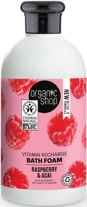 Organic Shop Vitamin Recharge Bath Foam Raspberry & Acai 500 ml
