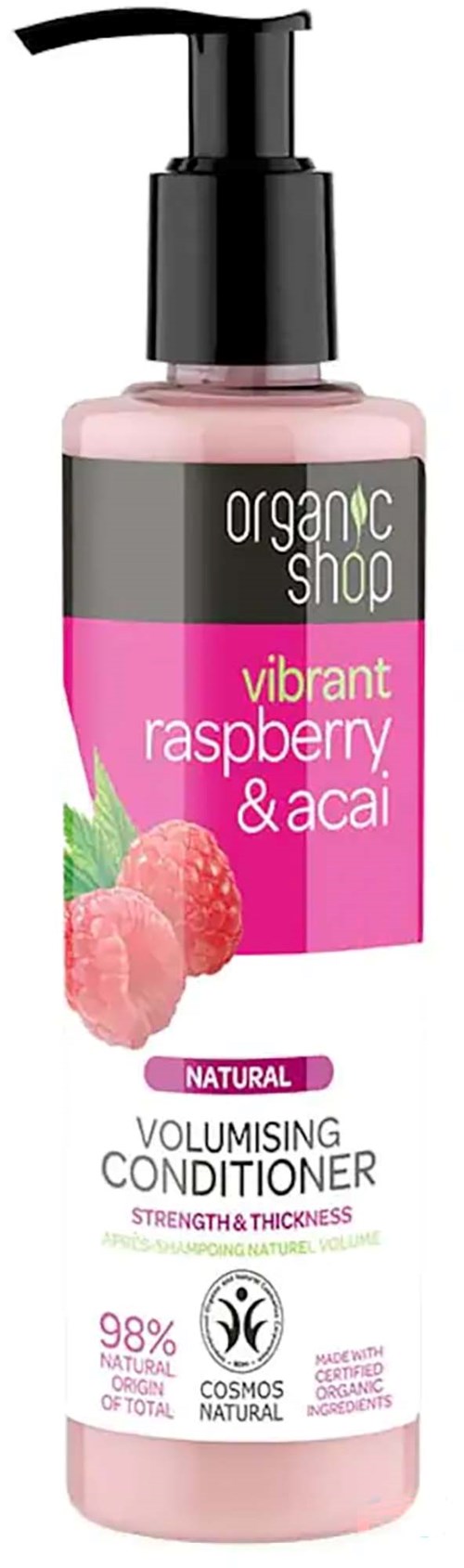 Organic Shop Volumising Conditioner Raspberry & Acai 280 ml