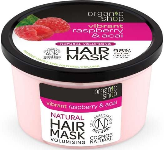 Organic Shop Volumising Hair Mask Raspberry & Acai 250 ml