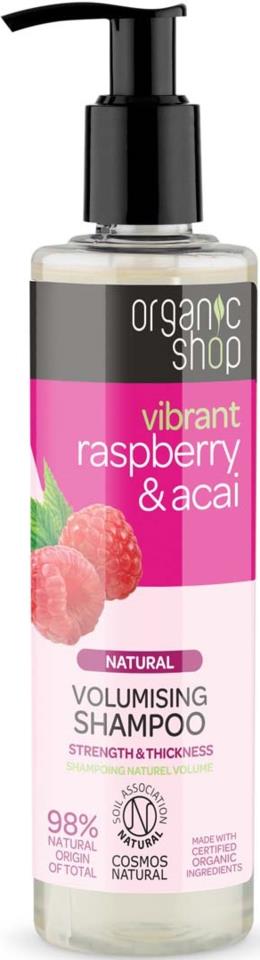 Organic Shop Volumising Shampoo Raspberry & Acai 280 ml