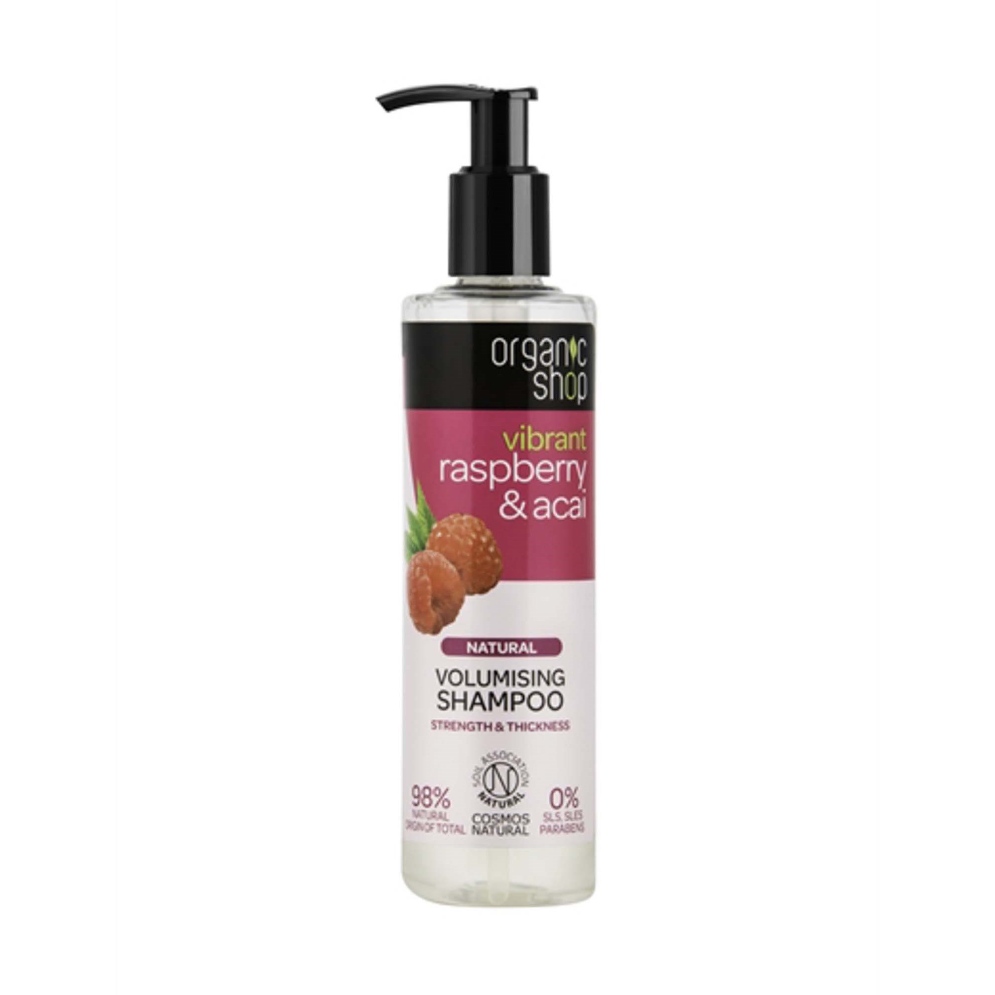 Organic Shop Volumising Shampoo Raspberry & Acai 280 ml