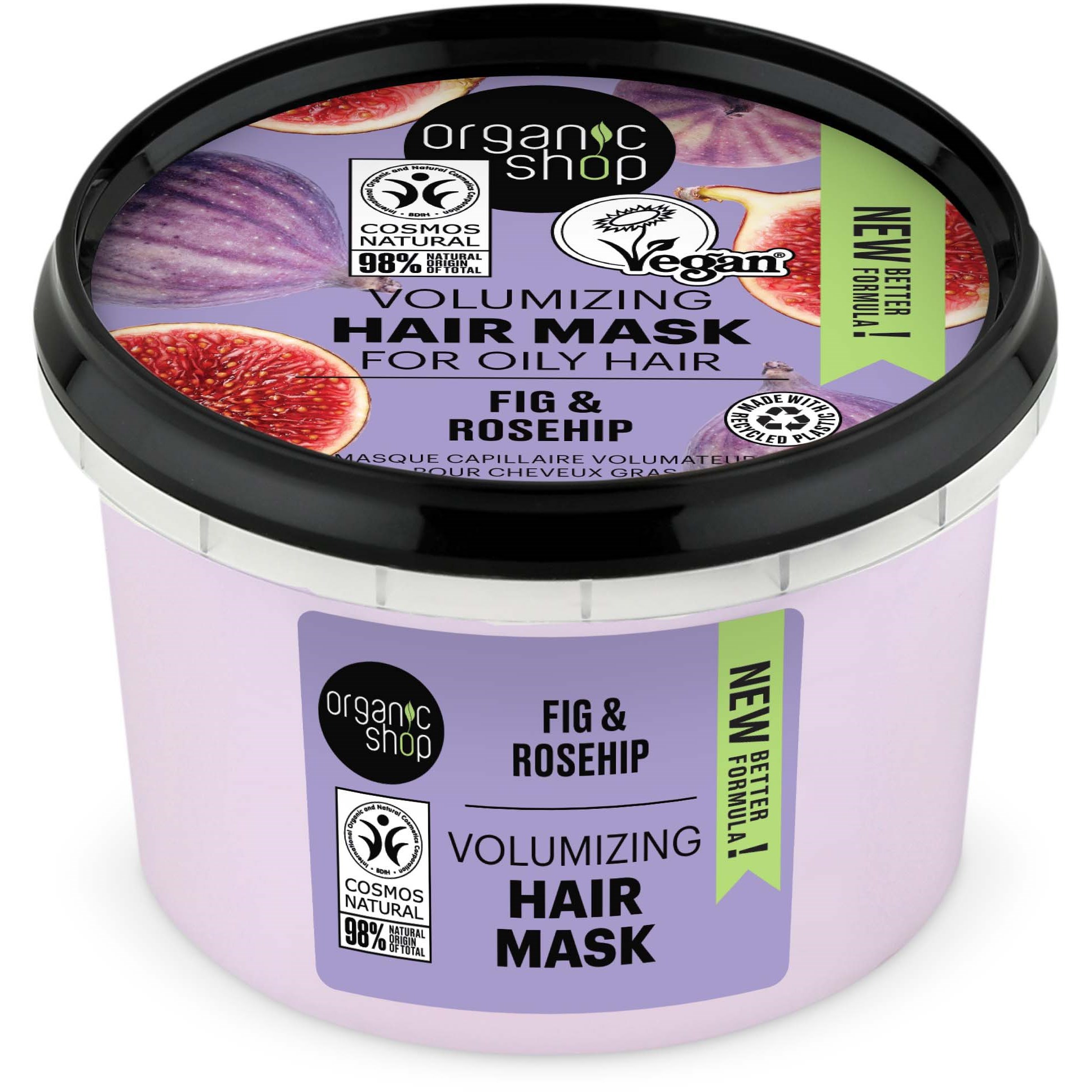 Läs mer om Organic Shop Hair Mask Fig & Rosehip 250 ml