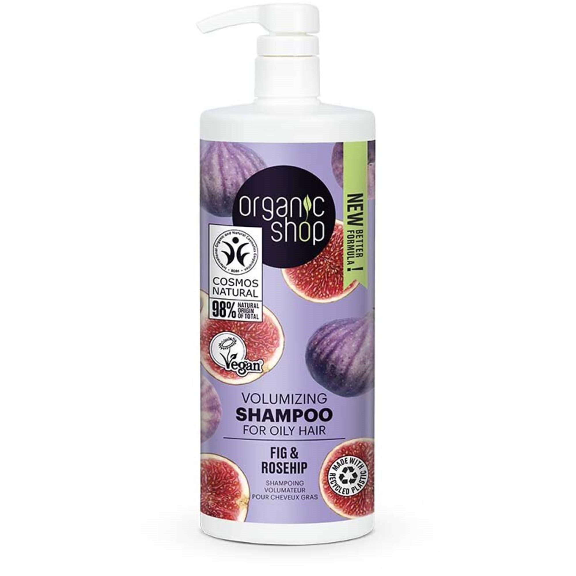 Organic Shop Volumizing Shampoo Fig & Rosehip 1000 ml