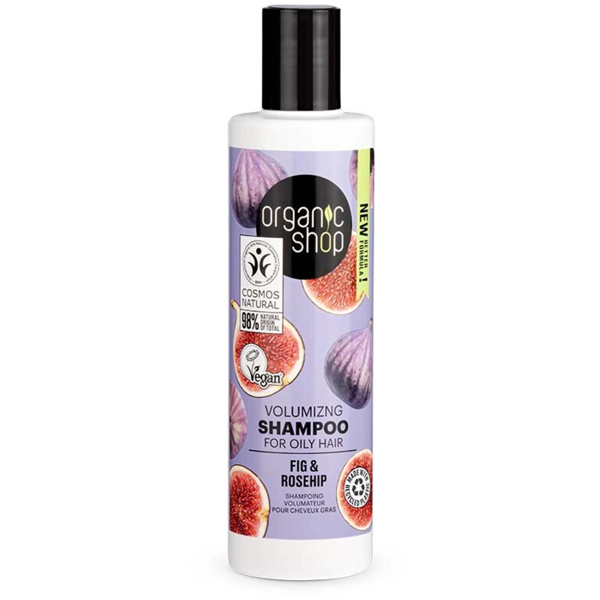 Organic Shop Volumizing Shampoo Fig & Rosehip 280 ml