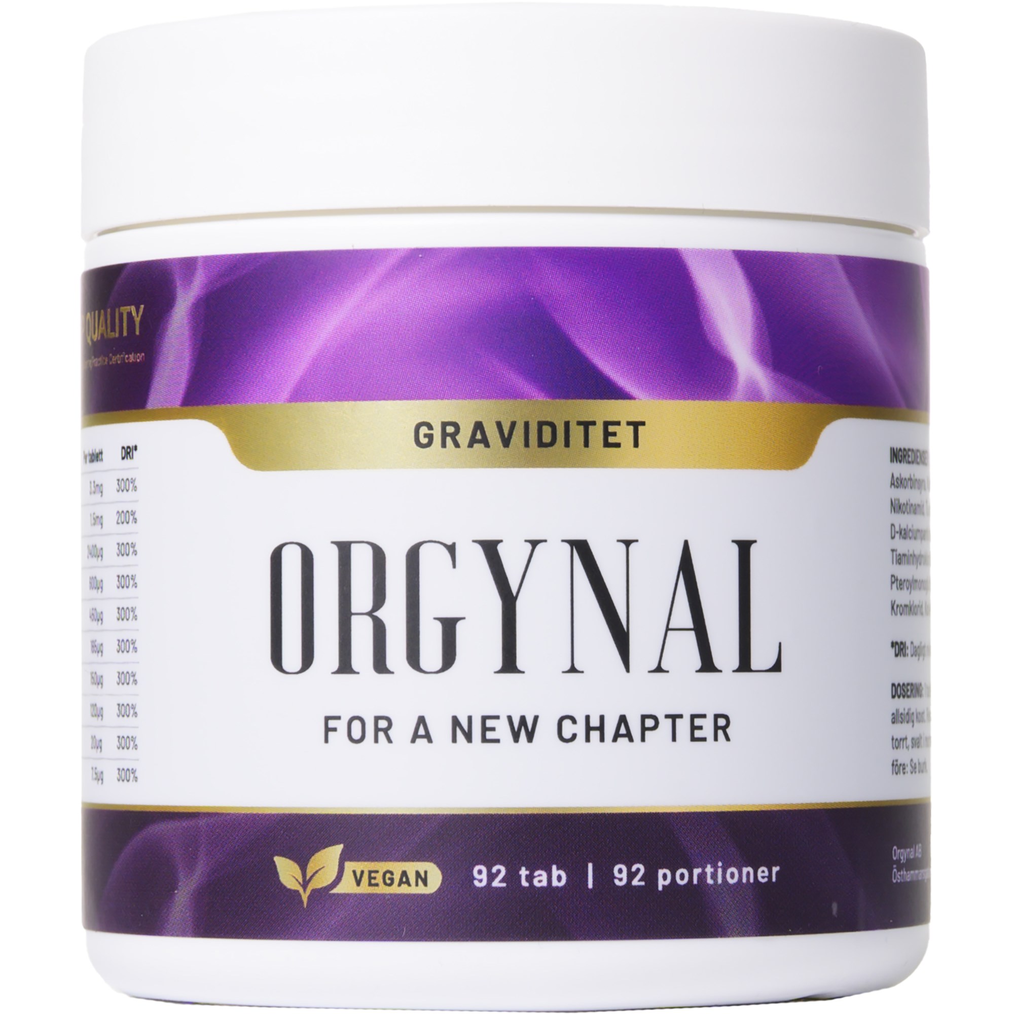 Orgynal Graviditet 92 st