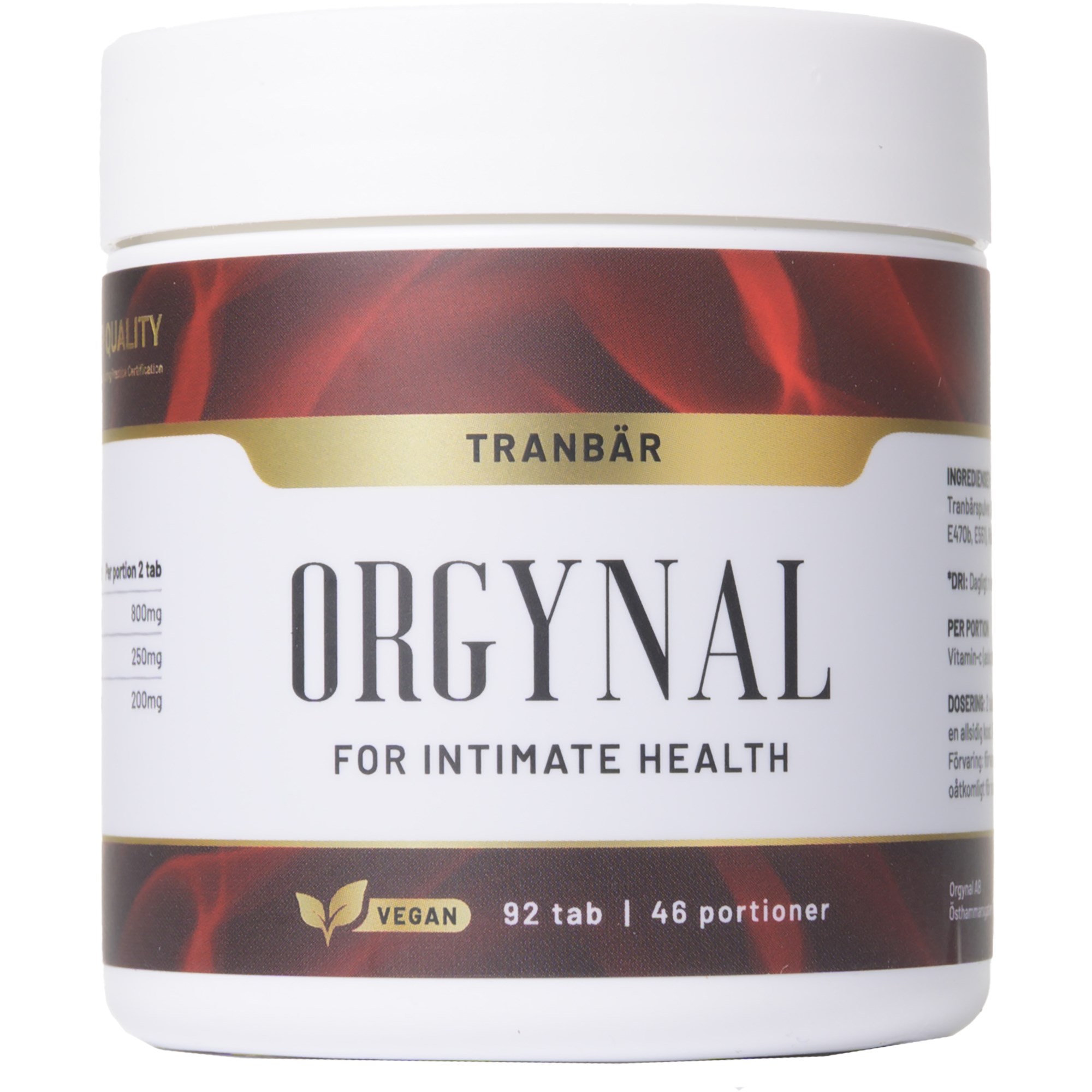 Orgynal Tranbär 92 st