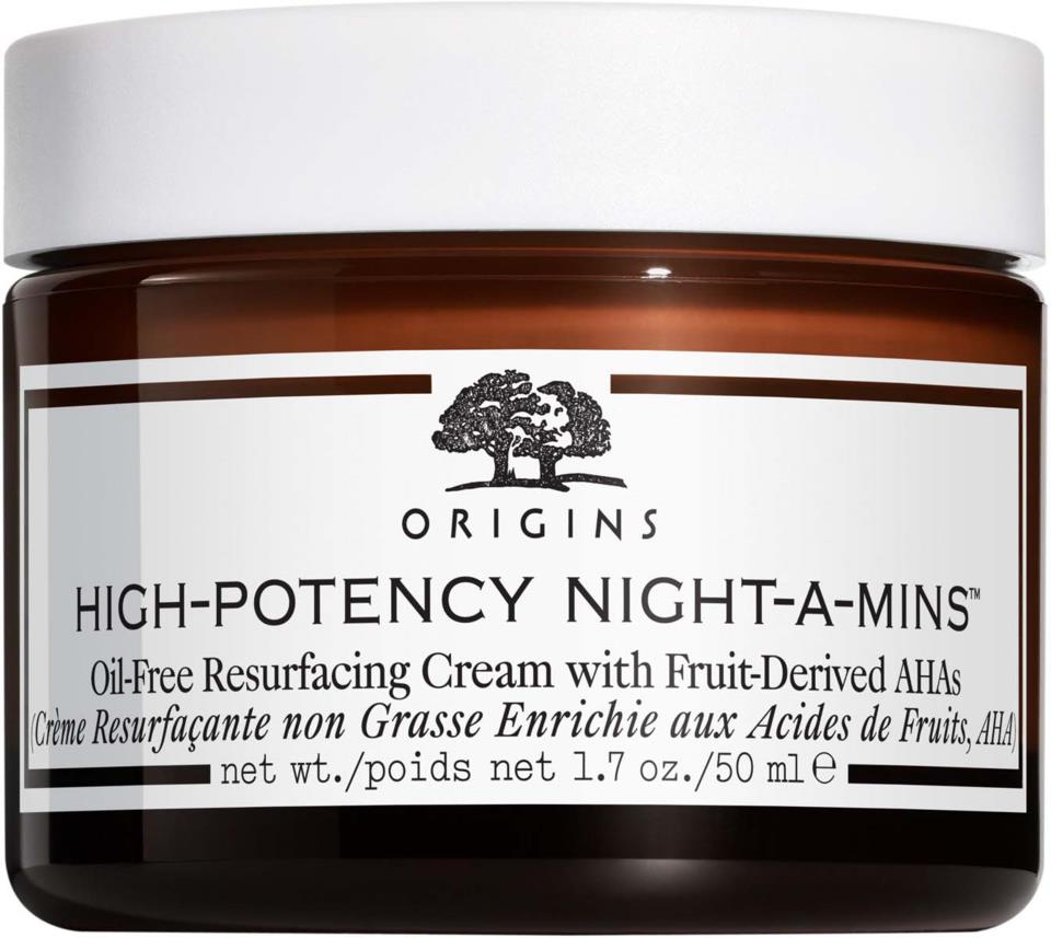 Origins High-Potency Night-A-Mins Oil-Free Resurfacing Cream with Fruit-Derived AHAs 50 ml