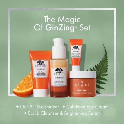 Origins GinZing The Magic of Ginzing Essentials To Boost Skin Energy