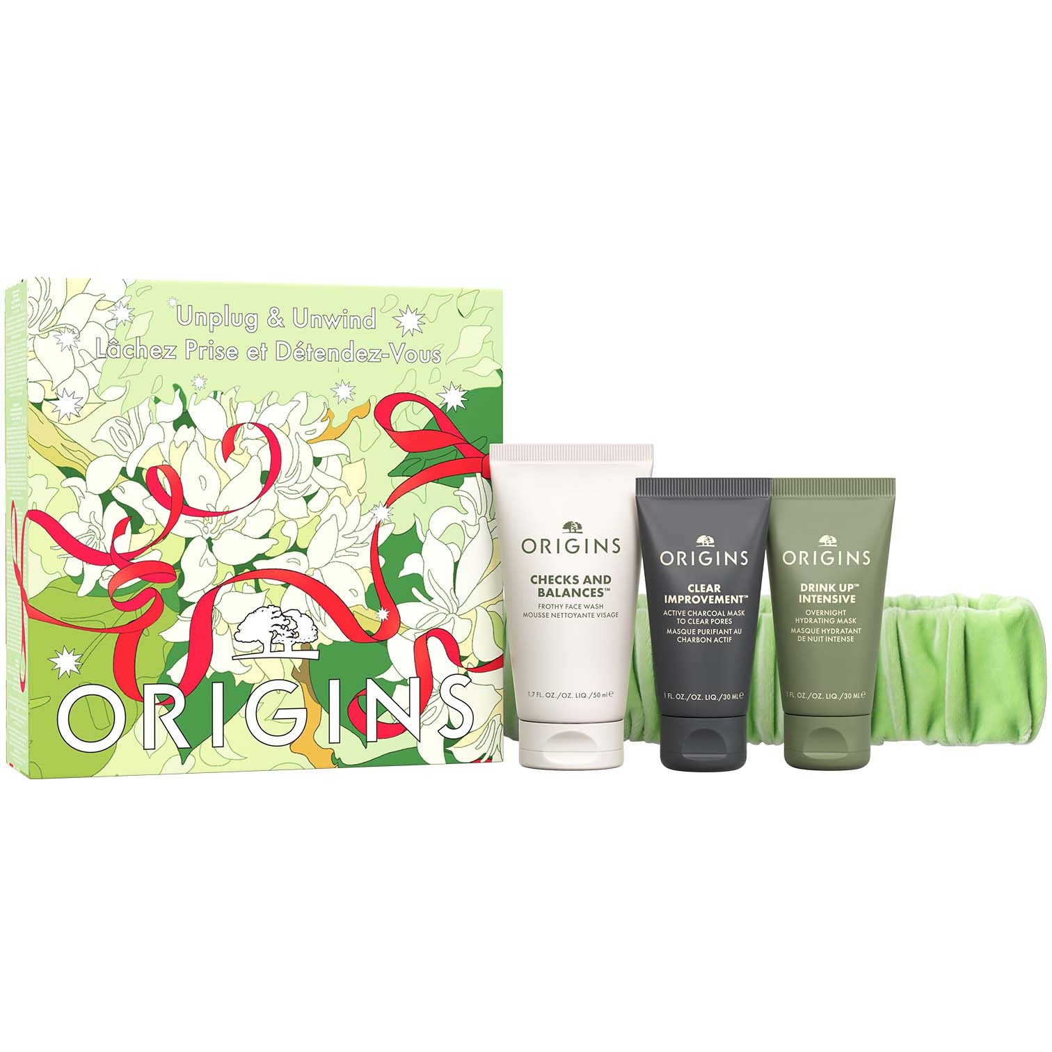 Origins Unplug & Unwind Cleanse & Mask Set